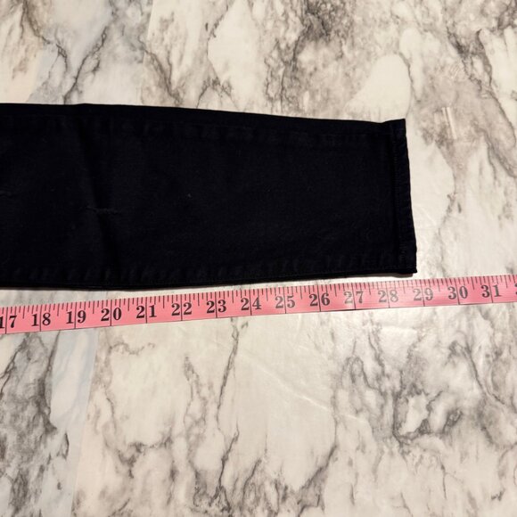 AGOLDE Sophie Goth Punk Distressed Ripped High Rise Skinny Jeans in Black Sz. 27 - Picture 11 of 13